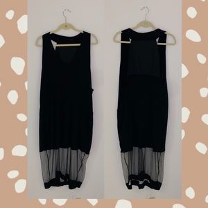 LUUKAA Black Tank Dress